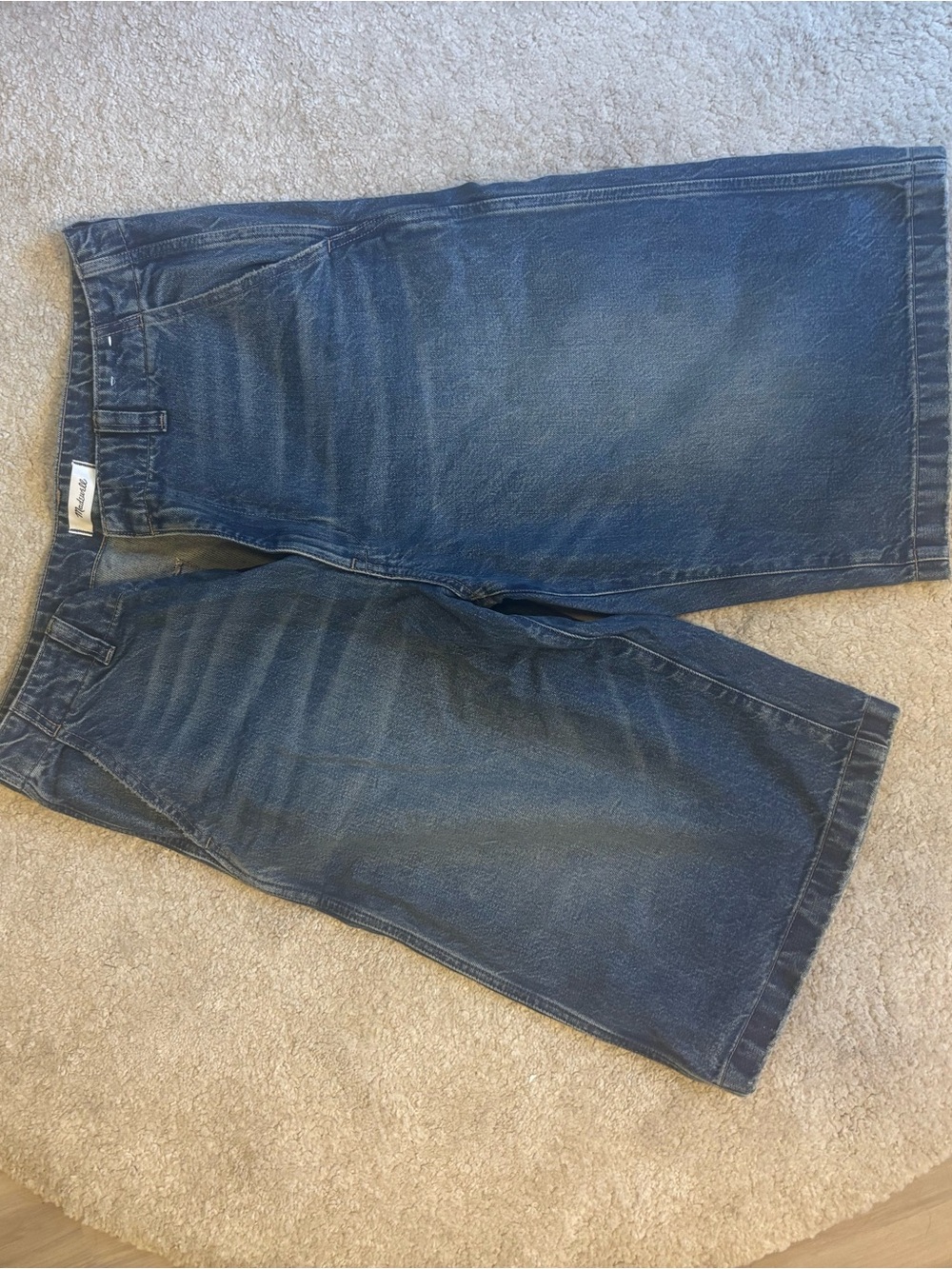 Dark Wash Madewell Jorts